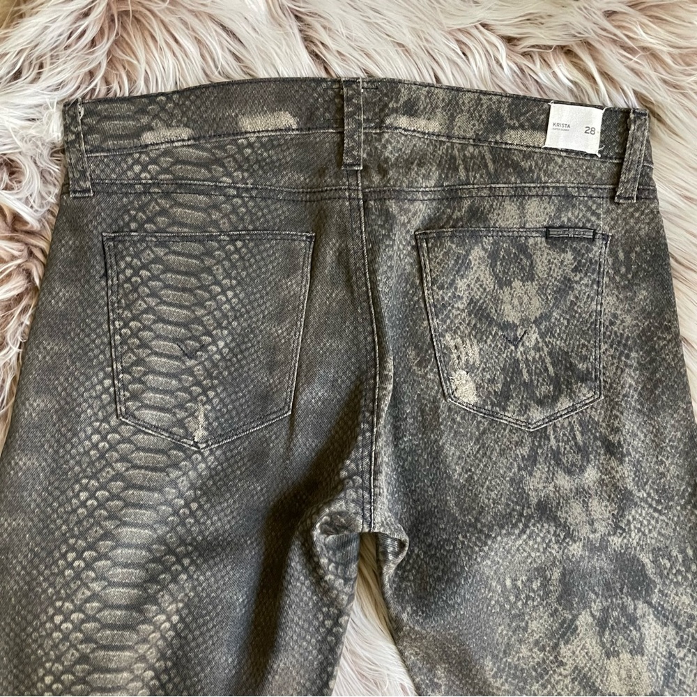 Hudson Krista Python Distressed Jeans - image 7